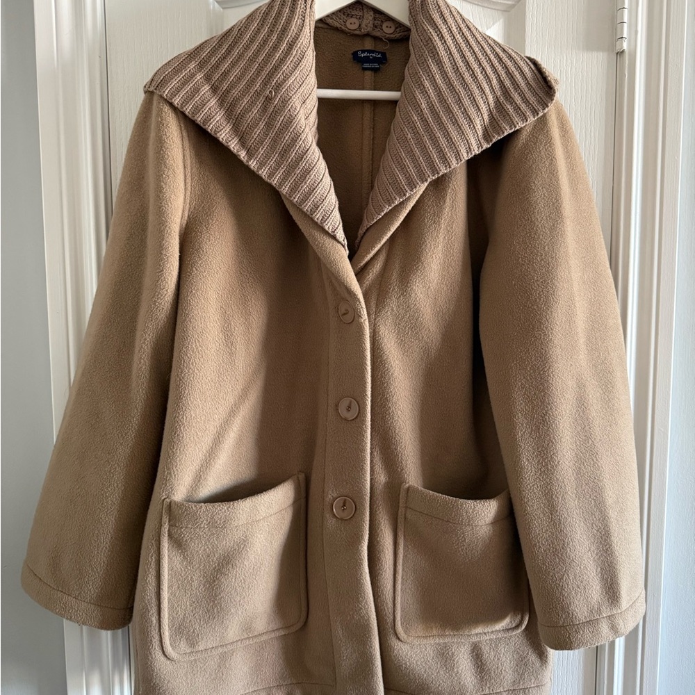 Splendid Annika Pea Coat Coat with removable hood (M)